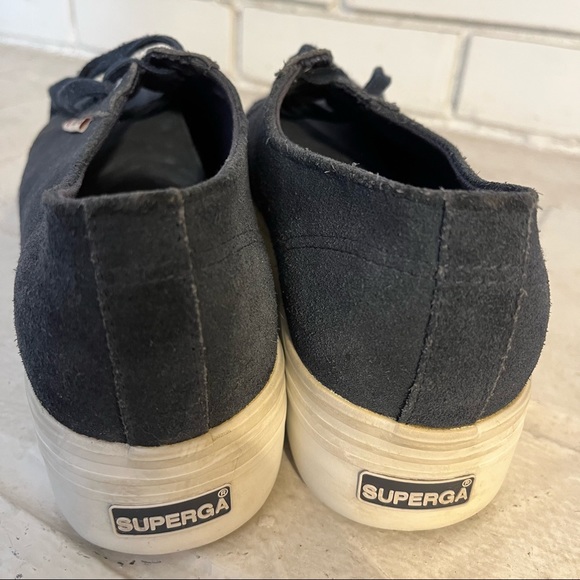 Superga Navy Classic Sneakers Size 9 - Picture 5 of 10